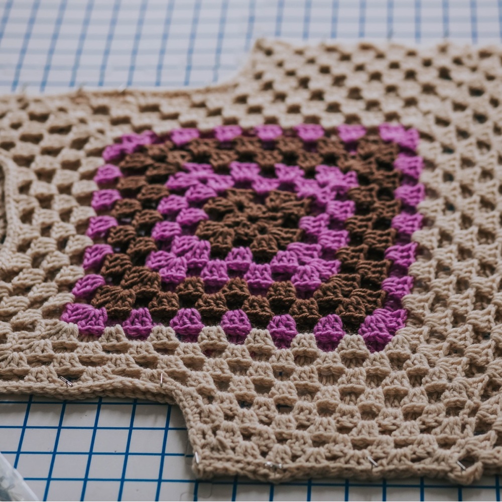 Crochet Patterned Blanket - image 2
